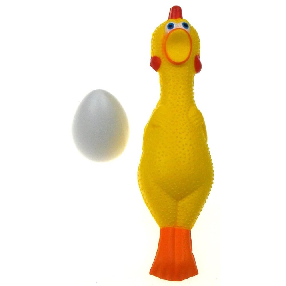 Chicken & Egg Stress Rubber Shaker Percussion Music Gag Gift Relaxing Maraca